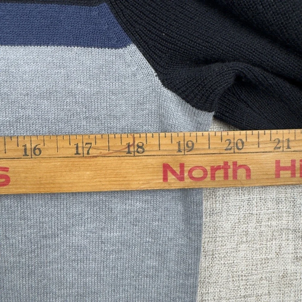 Banana Republic Mens Quarter Zip Knit‎ Sweater Medium Office Casual